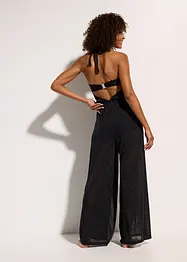 Strandjumpsuit med glittrande trådar, bonprix