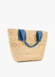 Shoppingväska med halmlook, bonprix