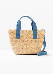 Shoppingväska med halmlook, bonprix