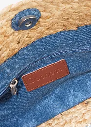 Shoppingväska med halmlook, bonprix