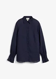 Skjortblus i rami, bonprix