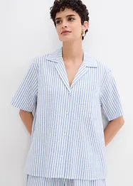 Skjortblus av ren bomull, bonprix
