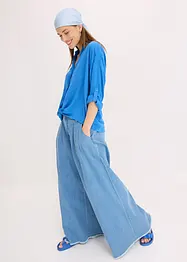 Blus i lätt kräppat material, bonprix