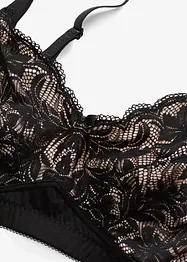Bralette med ekologisk bomull och spets, bonprix