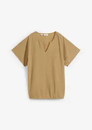 Oversizeblus med resår i nederkanten, bonprix
