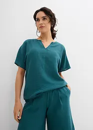 Oversizeblus med resår i nederkanten, bonprix