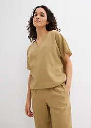 Oversizeblus med resår i nederkanten, bonprix