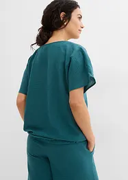 Oversizeblus med resår i nederkanten, bonprix