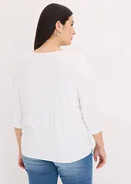Topp med spets och omlottlook, bonprix