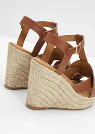 Sandalett med kilklack, bonprix