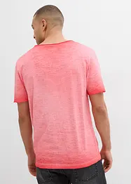 T-shirt i ekologisk bomull med tvättad look, bonprix