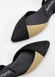 Ballerinaskor med slingback, bonprix