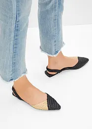 Ballerinaskor med slingback, bonprix