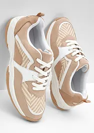 Sneakers med chunky sula, bonprix