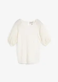 Linnetopp med ballongärmar, bonprix