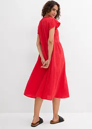Klänning av mjuk muslin, bonprix
