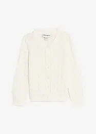 Hålmönstrad cardigan för barn, bonprix