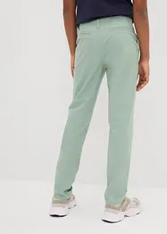 Stretchiga chinos i bomull för barn, Slim Fit, bonprix