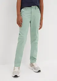Stretchiga chinos i bomull för barn, Slim Fit, bonprix