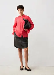 Skjortblus i rami, bonprix