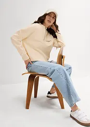 Oversized sweatshirt av ren ekologisk bomull, bonprix