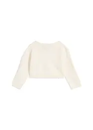 Stickad bolero i mjuk viskosmix för bebisar, bonprix