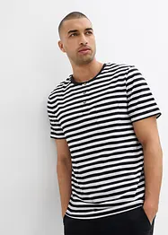 T-shirt med kort knäppning av ren ekologisk bomull 2-pack), bonprix