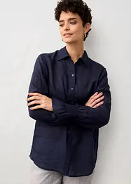 Skjortblus i rami, bonprix