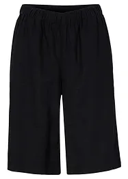 Bermudas med linne och bekväm hög midja, bonprix