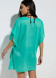 Transparent strandtunika med V-ringning, bonprix