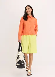 Bermudas i böljande lyocellmix, bonprix