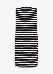 Ribbstickad bandåklänning, bonprix