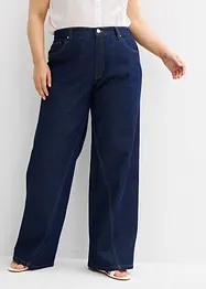 Jeans med vida ben, High Waist, bonprix