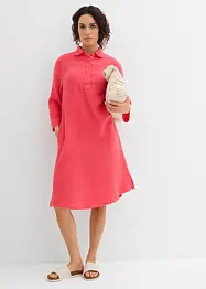 Skjortklänning av mjuk bomullsmuslin, bonprix
