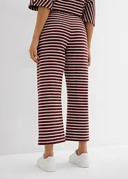 Jerseybyxa av bomullsmaterial med struktur, bonprix