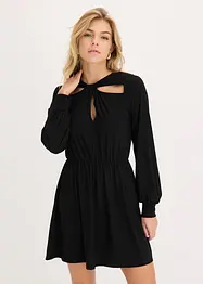 Jerseyklänning med cutouts, bonprix