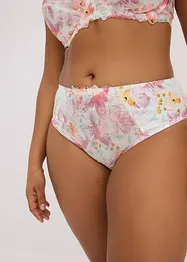 Maxitrosa med broderi med skirt, tryckt mönster, bonprix