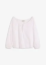 Blus i ekologisk bomull, bonprix