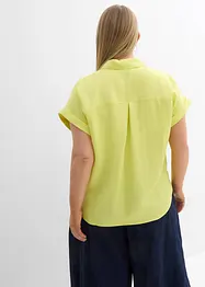 Skjortblus i följsam lyocellmix, bonprix