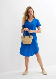 Blusklänning i mjuk muslin, bonprix