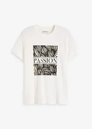 T-shirt med placerat tryck, bonprix