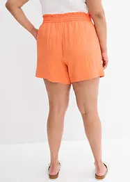 Paperbag-shorts i böljande lyocellmix, bonprix