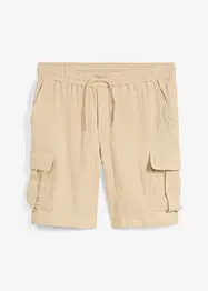 Bermudas i luftig muslin, Regular Fit, bonprix