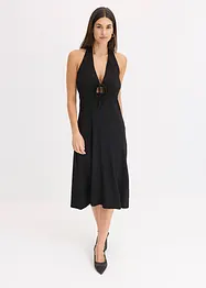 Jerseyklänning med cut-outs, bonprix