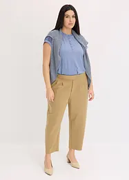 Jerseybyxa med veck, bonprix