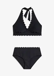 Halterneckbikini (2 delar) med återvunnen polyamid, bonprix