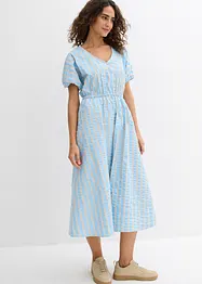 Klänning i luftig muslin, bonprix