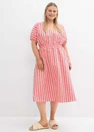 Klänning i luftig muslin, bonprix