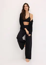 Vadderad bralette utan bygel med ekologisk bomull (2-pack), bonprix