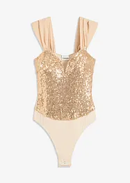 Body med paljetter, bonprix